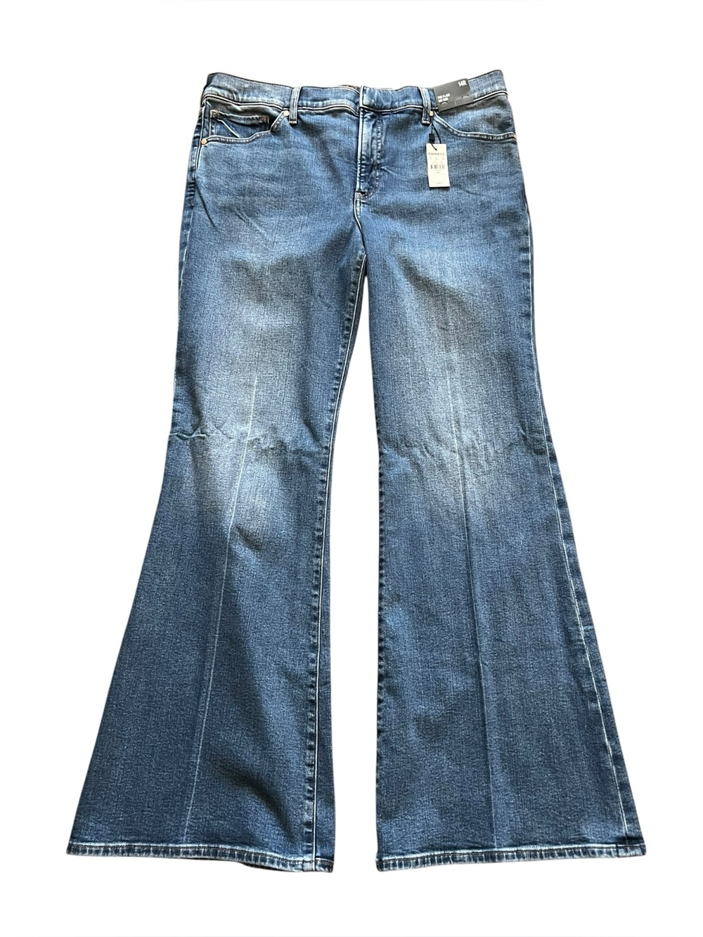 Express Mid Rise 70s Flare Jeans Size 14 R